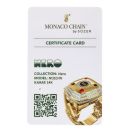 14ct Yellow Gold Monaco Cubic Zirconia Signet Ring