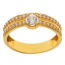 22ct Yellow Gold Cubic Zirconia Ring