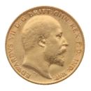 1909 Edward VII Large Head UK Half Sovereign Coin