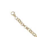 9ct Yellow Gold Patterned Belcher Bracelet 8.5"
