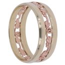 9ct Yellow and Rose Gold Tree Of Life Cut Out Clogau Ring