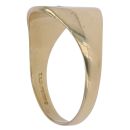 18ct Yellow Gold 0.05ct Diamond Signet Ring