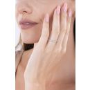 9ct White Gold 0.25ct Natural Diamond Microset Eternity Ring