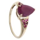 9ct Yellow Gold Ruby Single Stone Ring