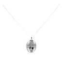Silver Tree Of Life Locket And Chain 18"