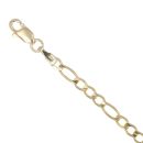 9ct Yellow Gold Curb Bracelet 7.5"