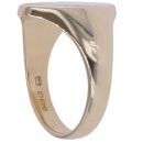 9ct Yellow Gold Patterned Signet Ring