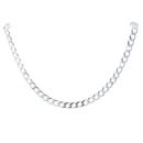 Silver Curb 22" Chain by Icesia