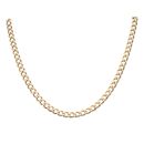 9ct Yellow Gold Curb Chain 22"