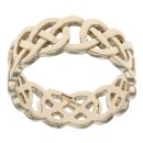 9ct Yellow Gold Celtic Patterned Band 7mm