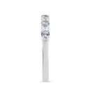 9ct White Gold 0.70ct Oval Cut Lab Grown Diamond Eternity Ring