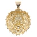 9ct Yellow Gold Lion Pendant