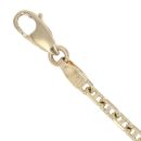 14ct Yellow Gold Anchor Bracelet 8"