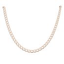 9ct Yellow Gold Flat Plain Curb Chain 26"