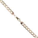 9ct Yellow Gold Flat Plain Curb Chain 20"