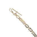 9ct Yellow Gold Stars and Bars T-Bar Bracelet 8"