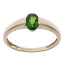 9ct Yellow Gold Green Tourmaline Ring