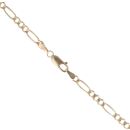 9ct Yellow Gold Figaro Chain 18"