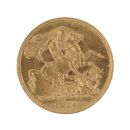 1914 George V Large Head UK Full Sovereign Coin