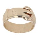 9ct Yellow Gold Buckle Ring