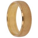 22ct Yellow Gold Grain Edge Wedding Band 6mm