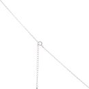 Sterling Silver Cubic Zirconia Drop Pendant and Chain 16" by Icesia