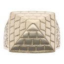 9ct Yellow Gold Pyramid Signet Ring