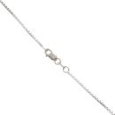 18ct White Gold 0.55ct Princess Cut Diamond Solitaire Pendant And Chain 16"