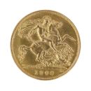 1909 Edward VII Large Head UK Half Sovereign Coin