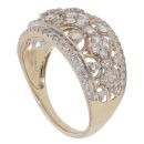 9ct Yellow Gold 1.00ct Brilliant Cut Diamond Fancy Ring