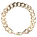 9ct Yellow Gold Curb Bracelet 9"