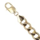 9ct Yellow Gold Curb Bracelet 8"