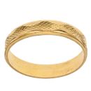 22ct Yellow Gold Patterned Ring