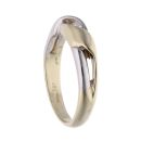 14ct Yellow and White Gold Cubic Zirconia Ring