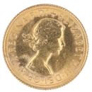 1967 Elizabeth II First Portrait UK Full Sovereign Coin