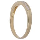 18ct Yellow Gold 0.25ct Brilliant Cut Diamond Half Eternity Ring