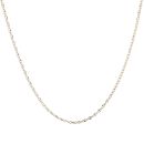 9ct Yellow Gold Button Chain 16"