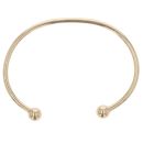 9ct Yellow Gold Plain Torque Bangle