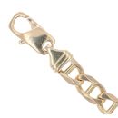 9ct Yellow Gold Anchor Bracelet 9"