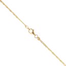 22ct Yellow Gold Alternate Twist Box Chain 16"
