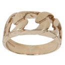 9ct Yellow Gold Curb Style Signet Ring