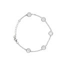 Sterling Silver Cubic Zirconia Bracelet 8" by Icesia