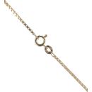 18ct Yellow Gold Box Chain 18"