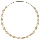 9ct Yellow Gold ID Twist Bangle