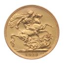 1912 George V Large Head UK Full Sovereign Coin