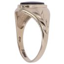 9ct Yellow Gold Onyx Signet Ring