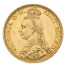 1887 Victoria Jubilee Head UK Double Sovereign Coin