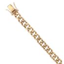 9ct Yellow Gold Curb Bracelet 8.5"
