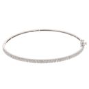 9ct White Gold 0.50ct Brilliant Cut Diamond Bangle