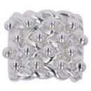 Sterling Silver Four Row Keeper Ring